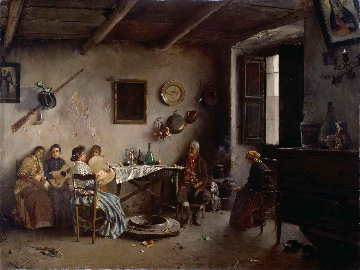 Menschen drinnen von Rubens Santoro