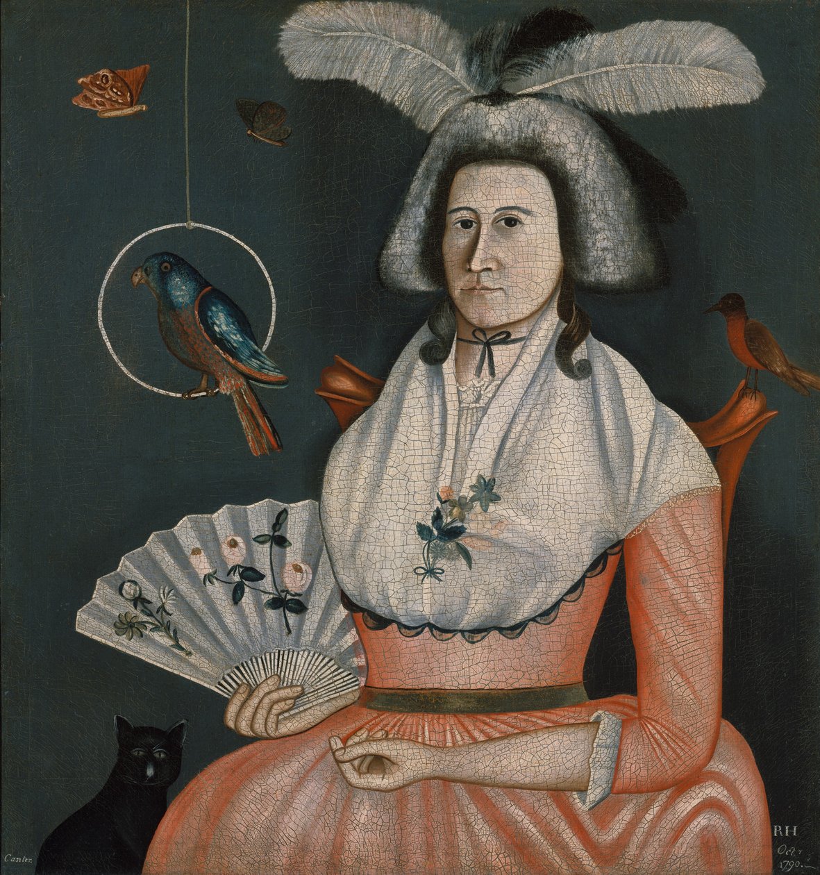 Molly Wales Fobes, 1790 von Rufus Hathaway