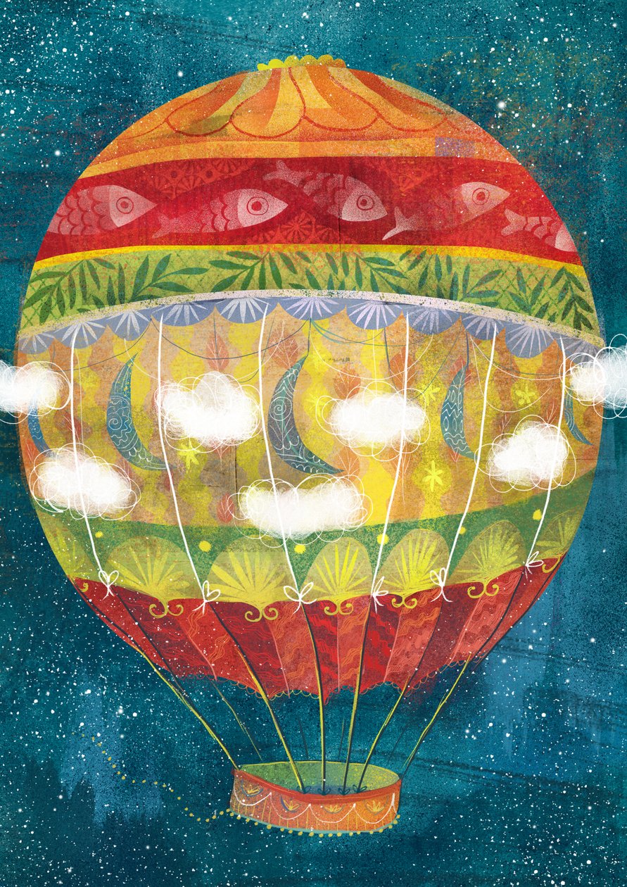 Heißluftballon von Runa Anastasiya Rudaya