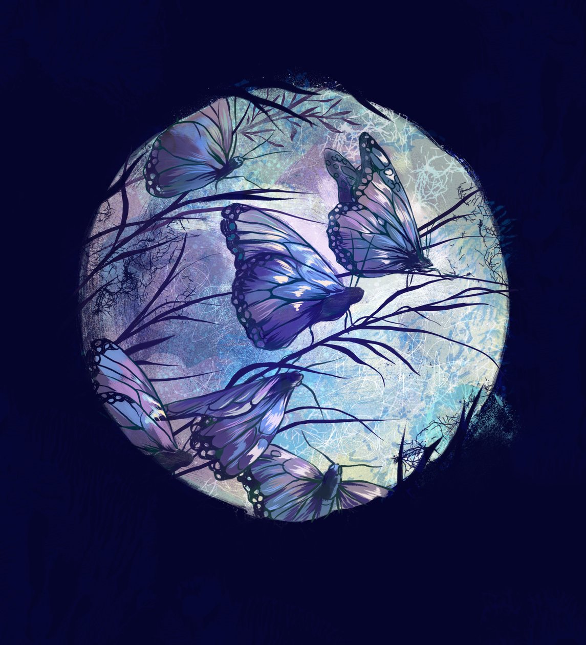 Sommernacht, 2016 von Runa Anastasiya Rudaya
