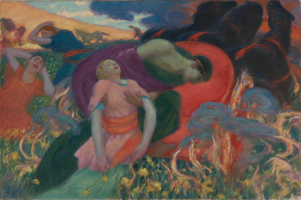 Die Entführung der Persephone von Rupert Bunny