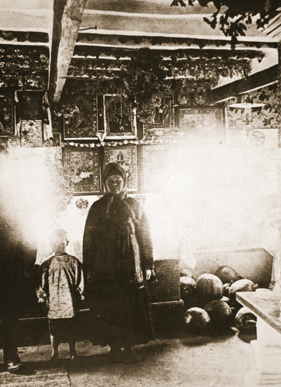 Innenraum einer ukrainischen Khata von Russian Photographer