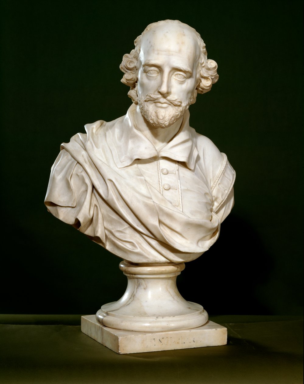 Büste von William Shakespeare, 1760 von Rysbrack