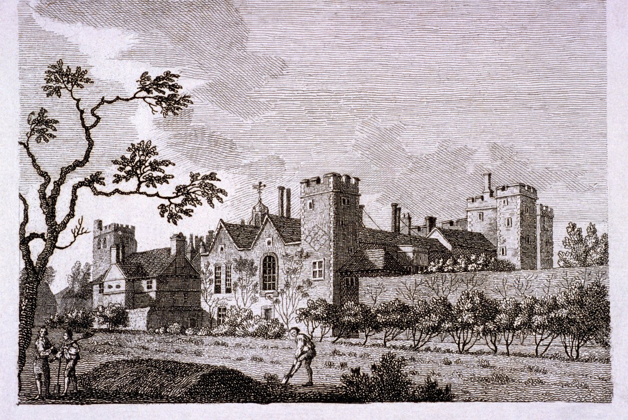 Garten am Lambeth Palace, London von S Sparrow