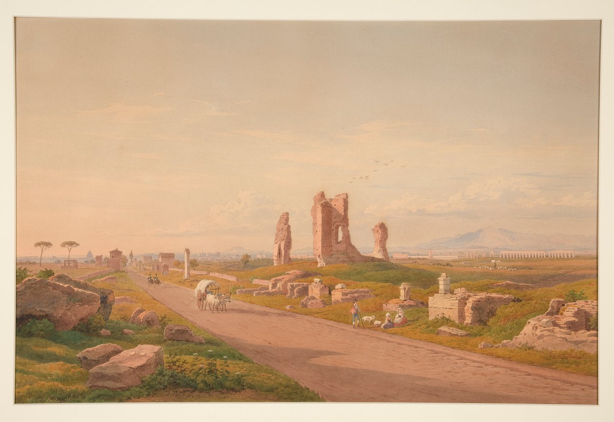 Via Appia von Salomon Corrodi