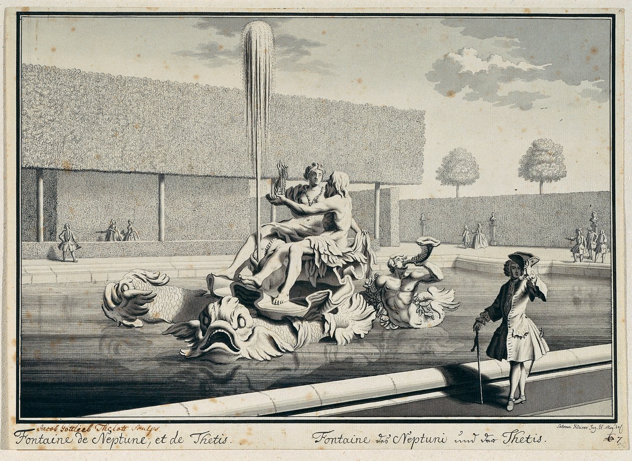 Neptun und Thetis von Salomon Kleiner