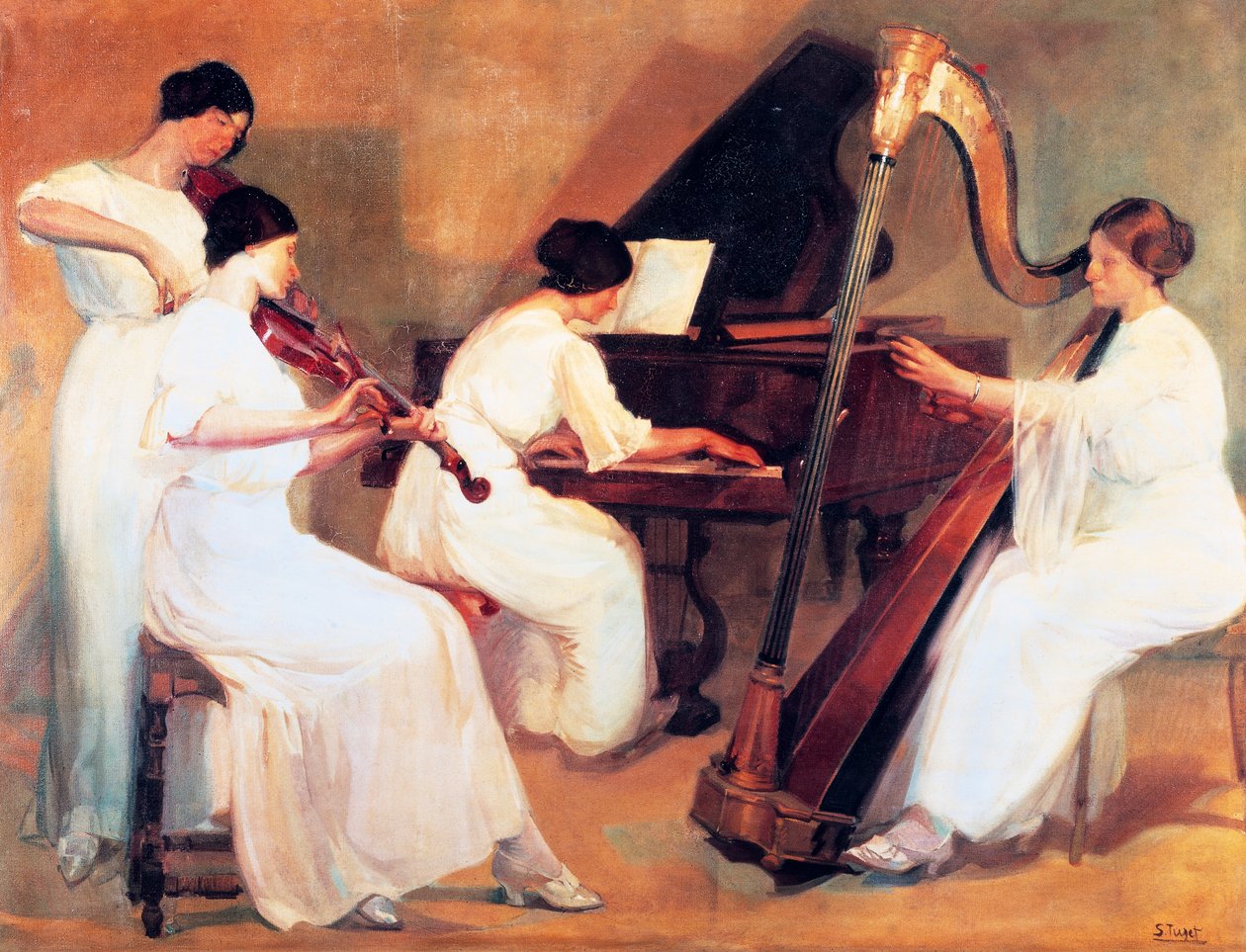 Konzert der Frauen von Salvador Tuset Tuset