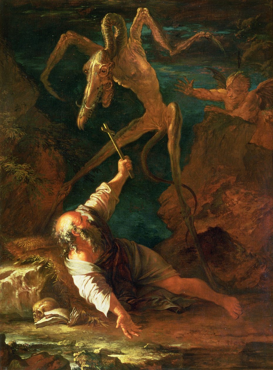 Die Versuchung des heiligen Antonius von Salvator Rosa