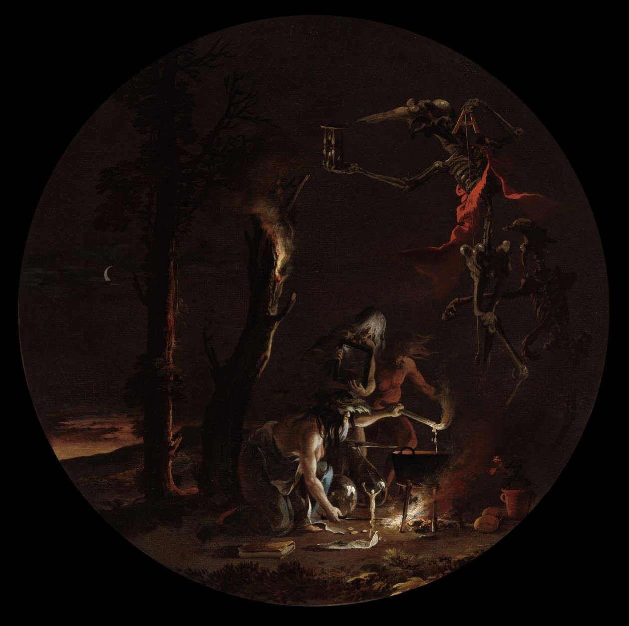 Szenen der Hexerei: Abend von Salvator Rosa