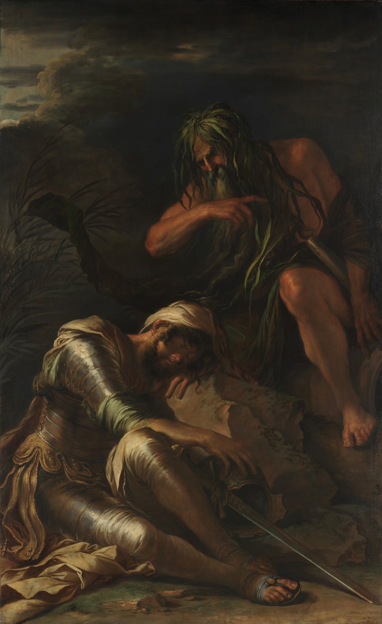 Der Traum des Äneas von Salvator Rosa