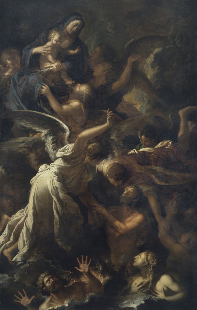 Die Madonna del Suffragio von Salvator Rosa