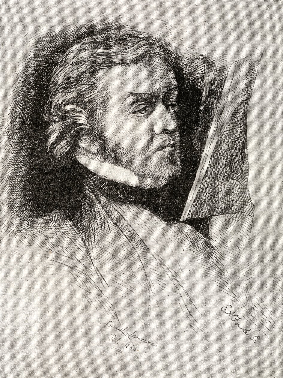 William Makepeace Thackeray von Samuel Lawrence