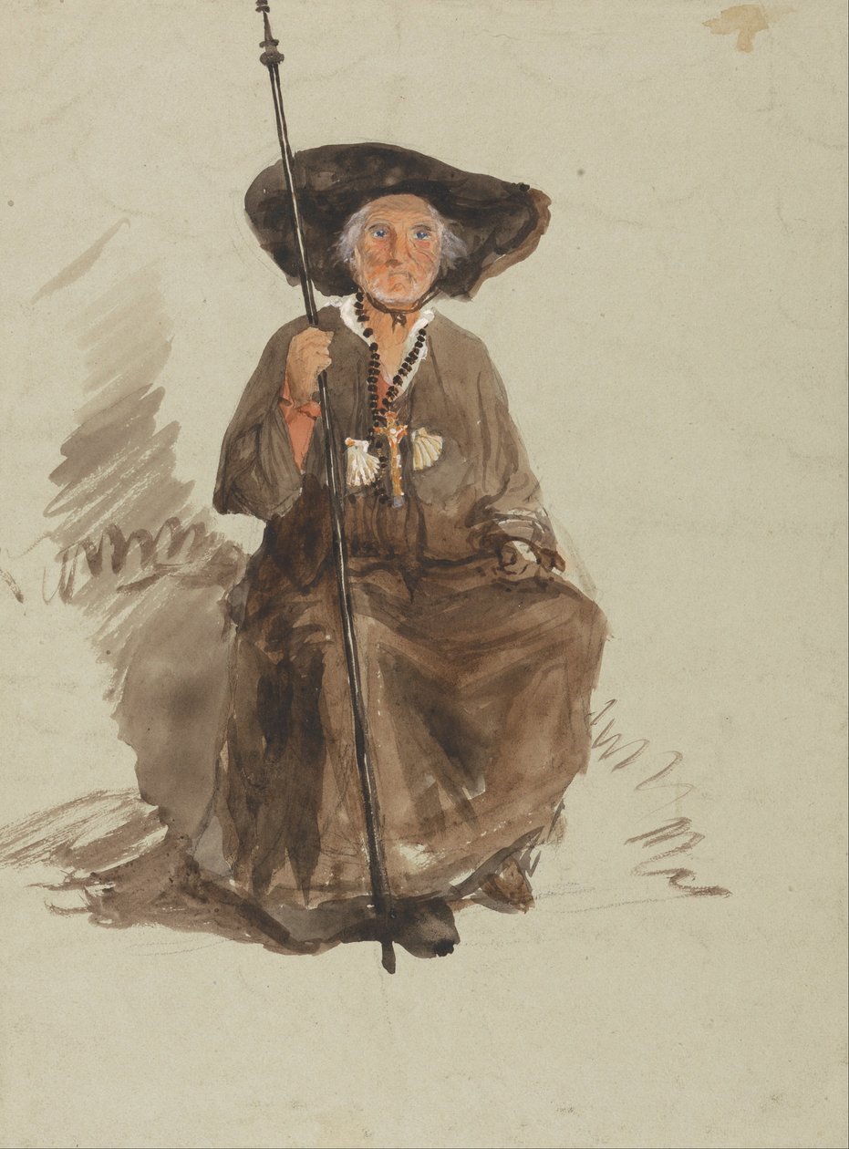 Studie eines Pilgers von Samuel Palmer