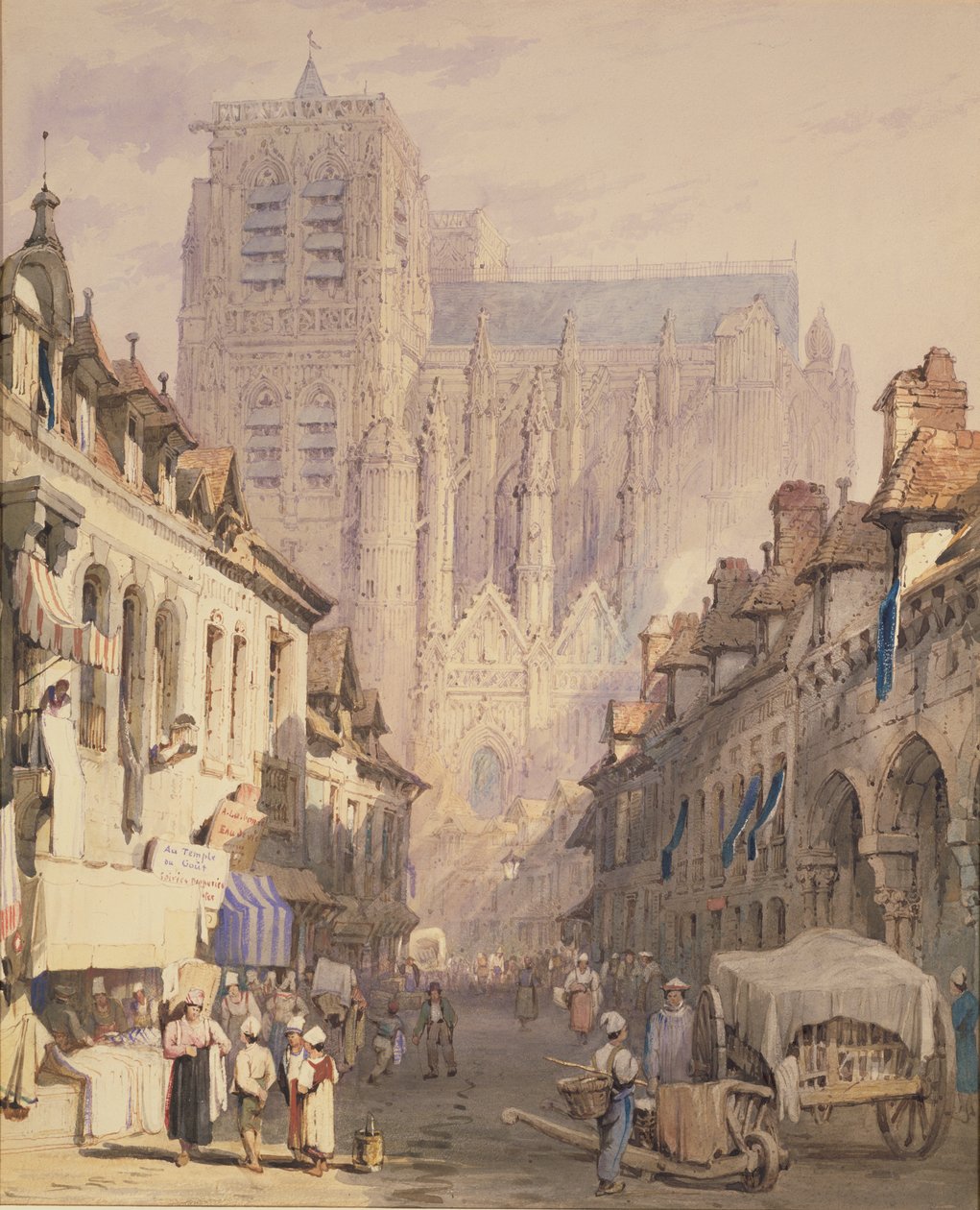 Kirche St. Wolfram in Abbeville von Samuel Prout