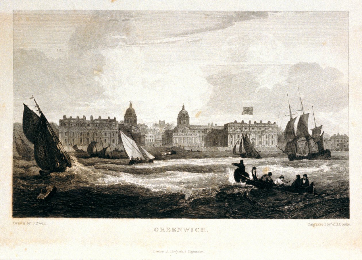 Greenwich [Greenwich Hospital] von Samuel (after) Owen