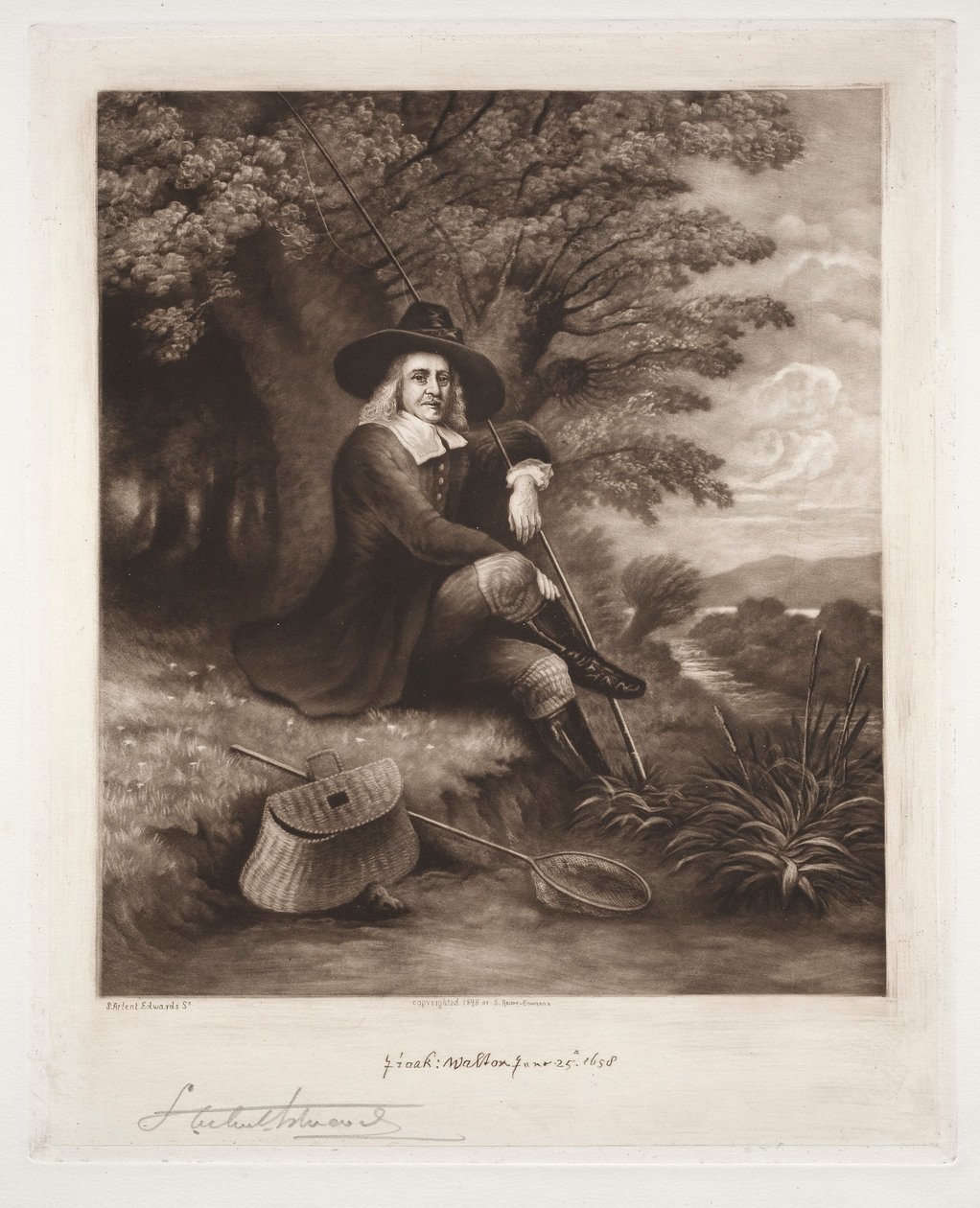 Izaak Walton, 1898 von Samuel Arlent Edwards