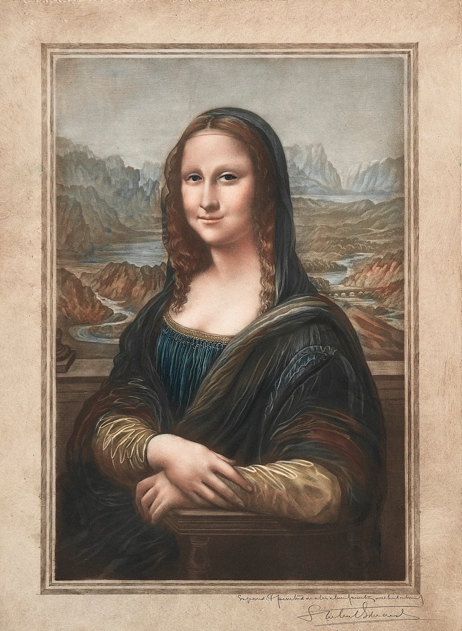 Mona Lisa, 19.-20. Jahrhundert von Samuel Arlent Edwards
