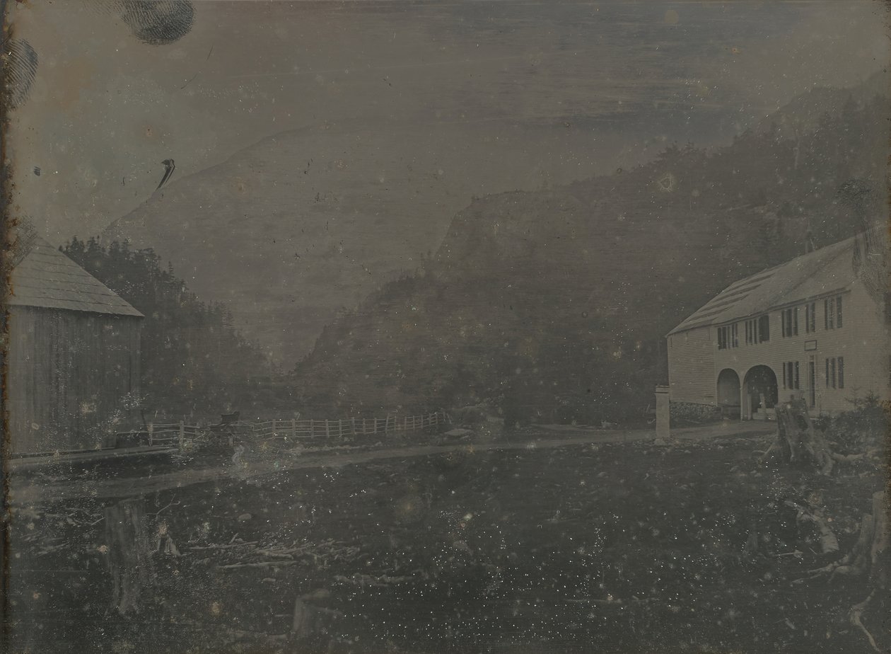 Ohne Titel: Haus und Scheune von Samuel Bemis