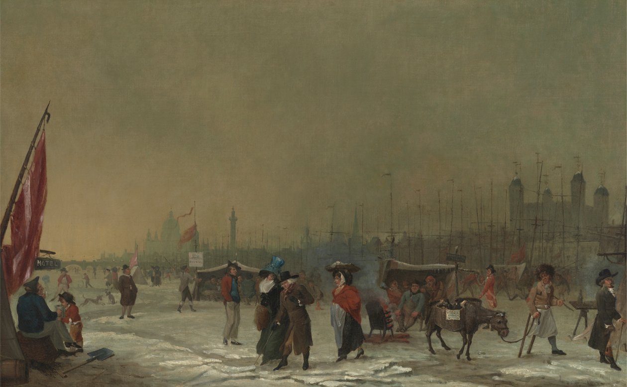 Frost auf der Themse von Samuel Collings