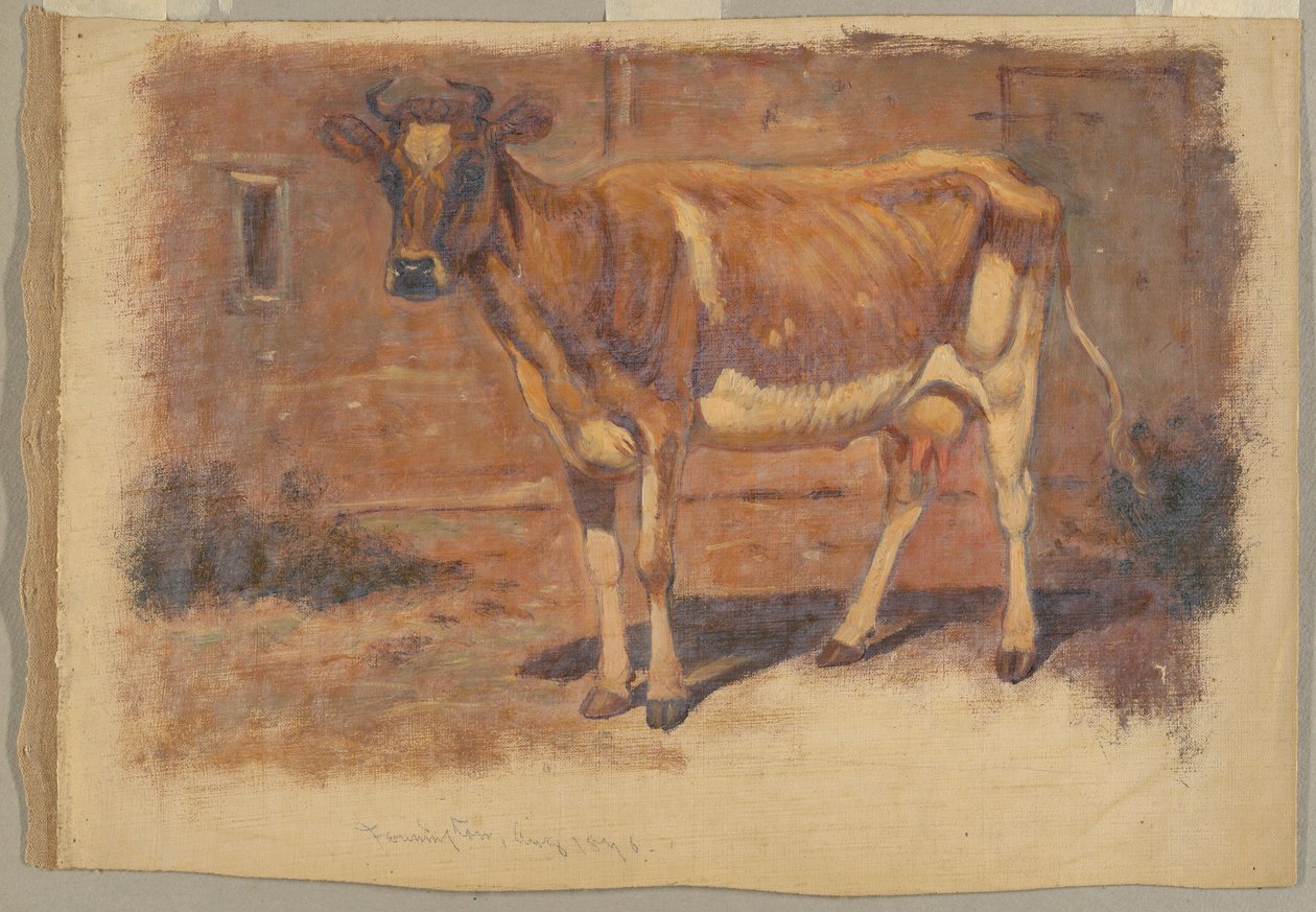 Gemälde, Studien. Kühe, August 1876 von Samuel Colman