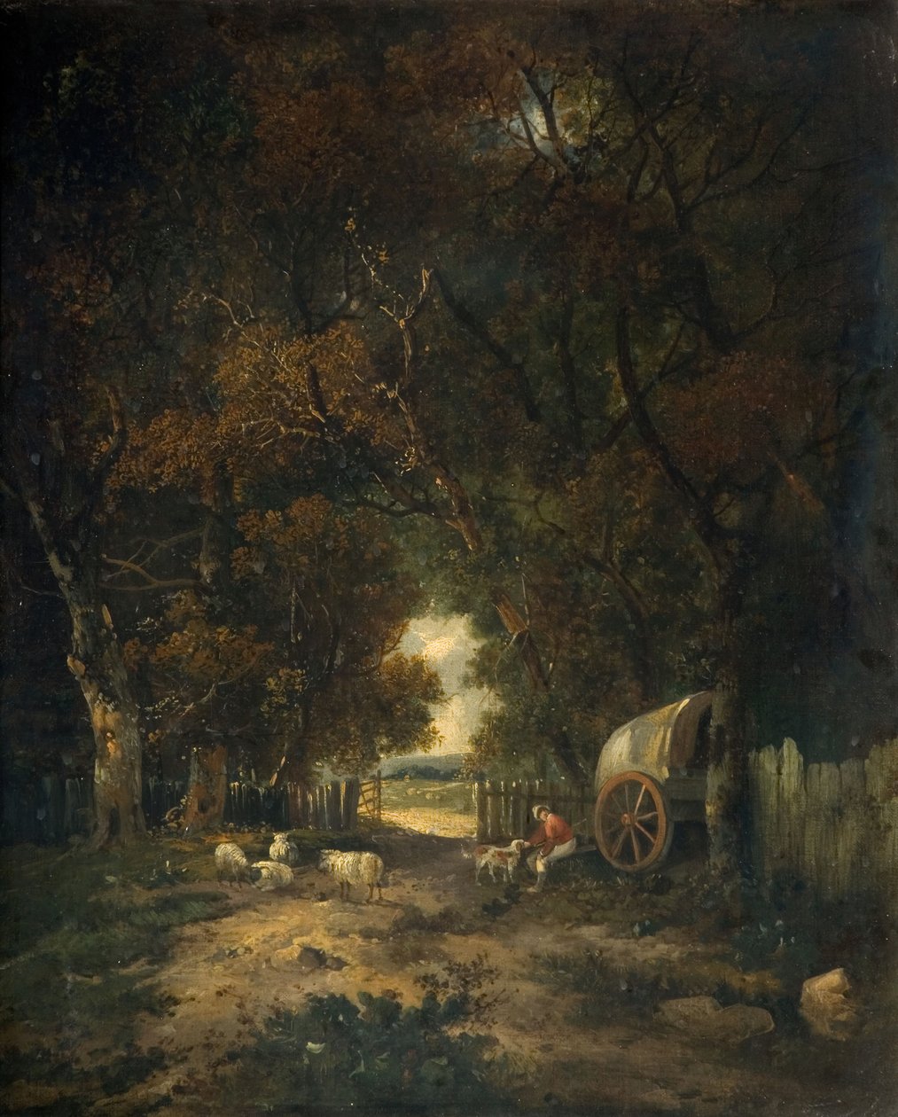 Walnussbaumweg, Earlham, 1836-63 von Samuel David Colkett