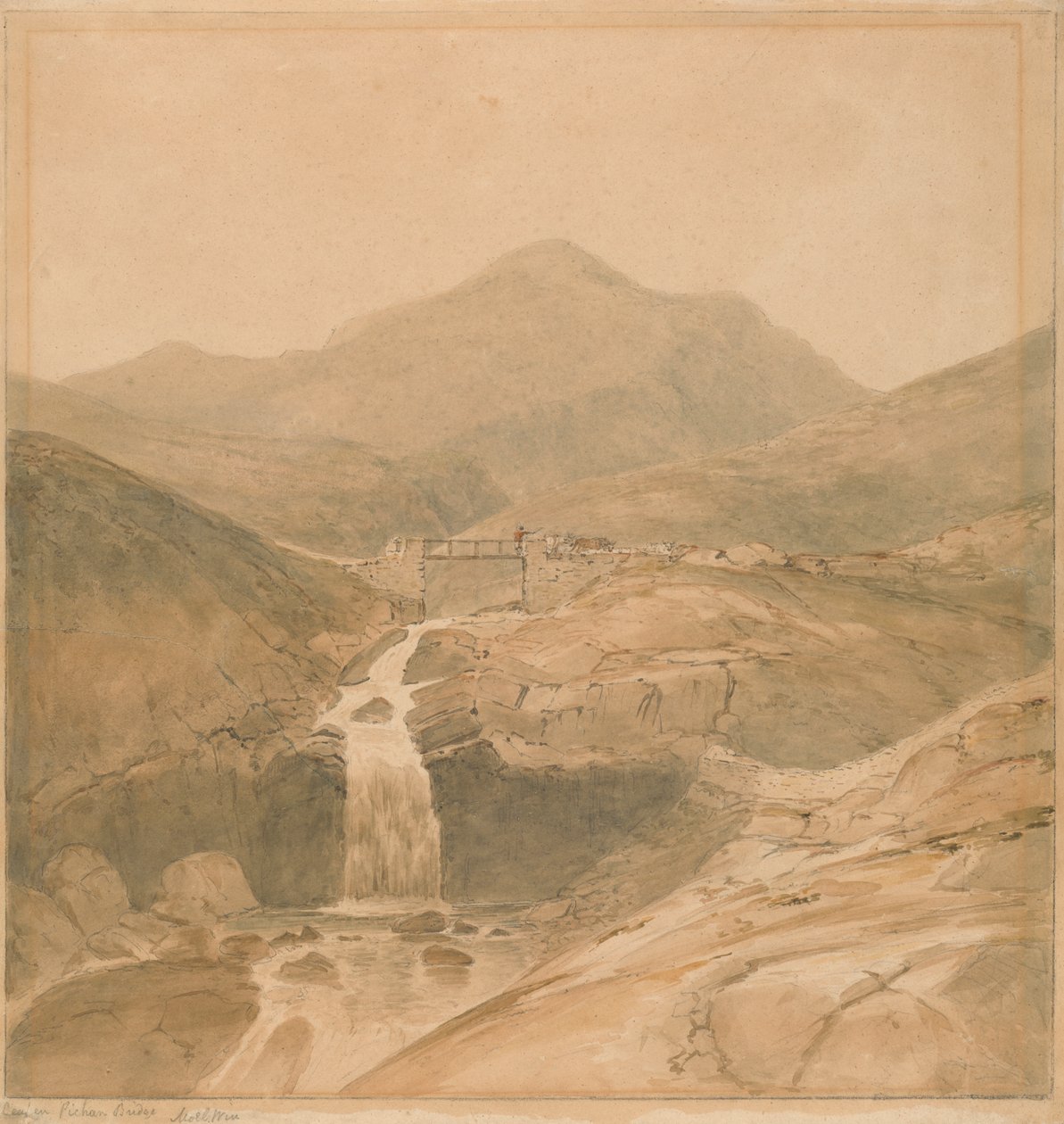 Ceapen Pichan Brücke, Moelwyn Mawr von Samuel Davis