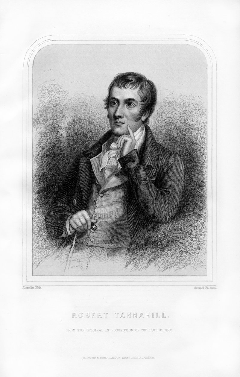 Robert Tannahill, schottischer Dichter von Samuel Freeman