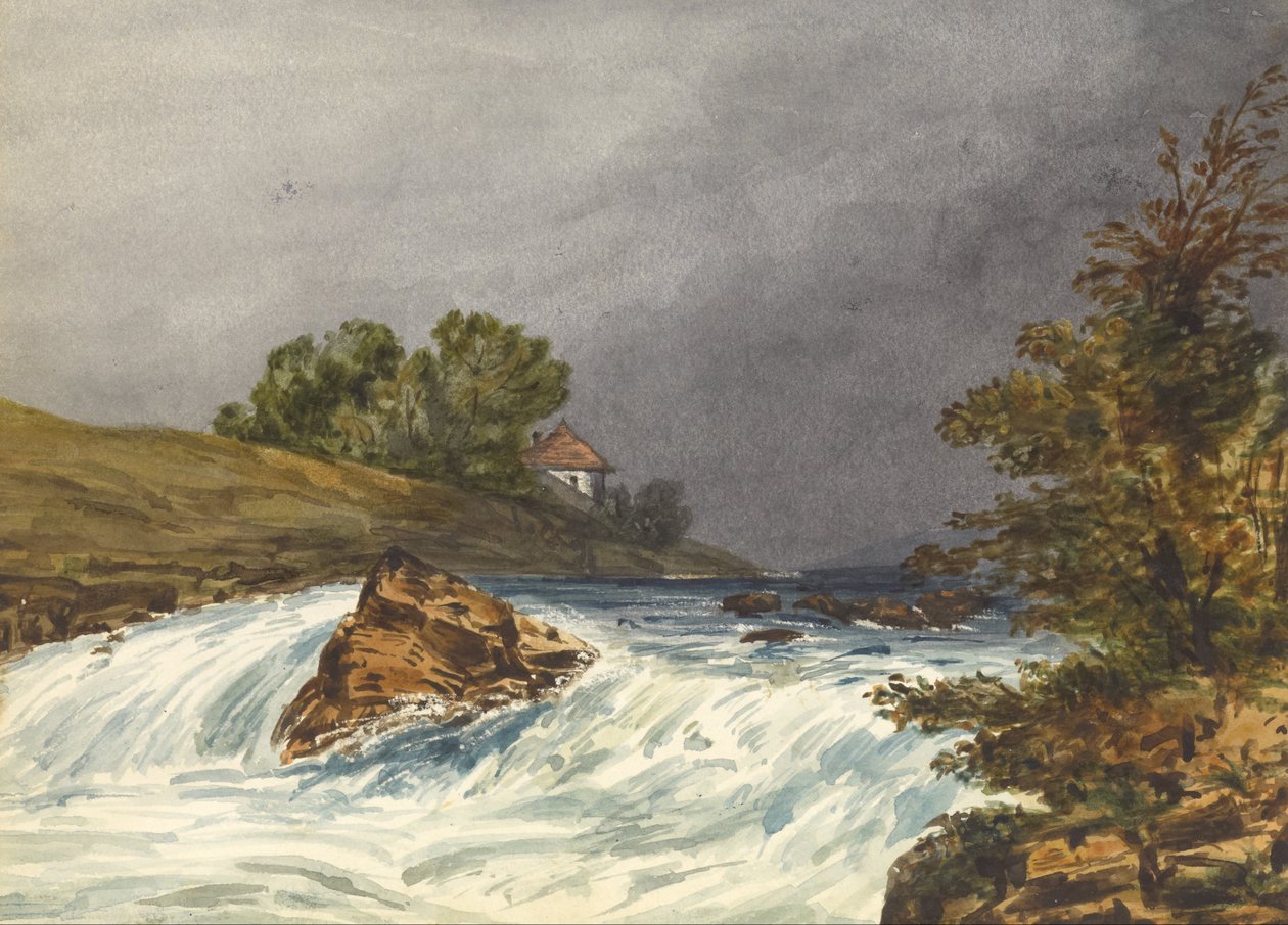 Flussszene mit Haus von Samuel H. Owen