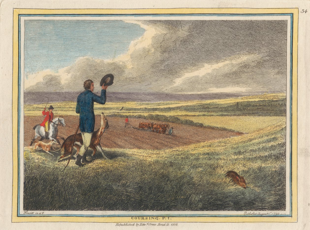 Hetzjagd, Platte 1 von Samuel Howitt