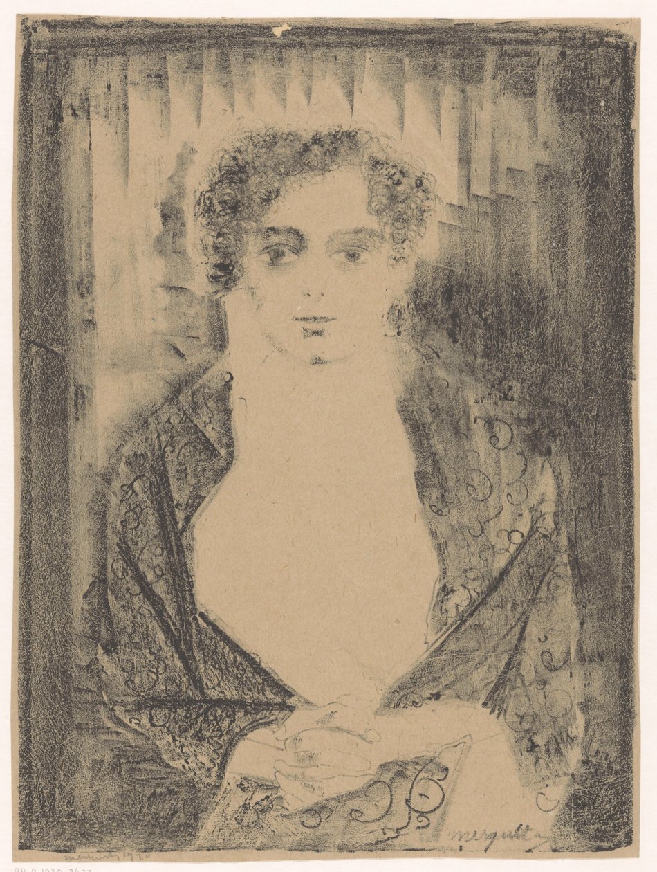 Mädchen mit Umhang von Samuel Jessurun de Mesquita