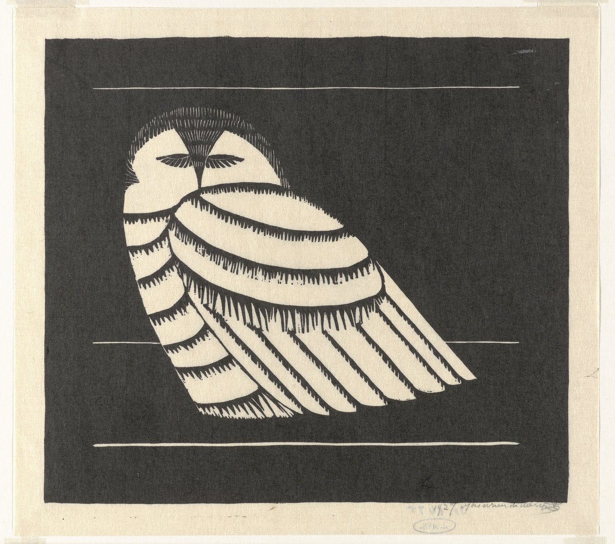Schnee-Eule von Samuel Jessurun de Mesquita