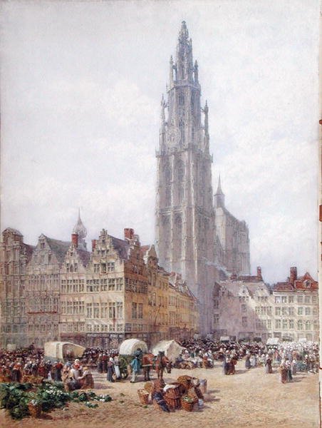 Grande Place, Antwerpen von Samuel John Hodson