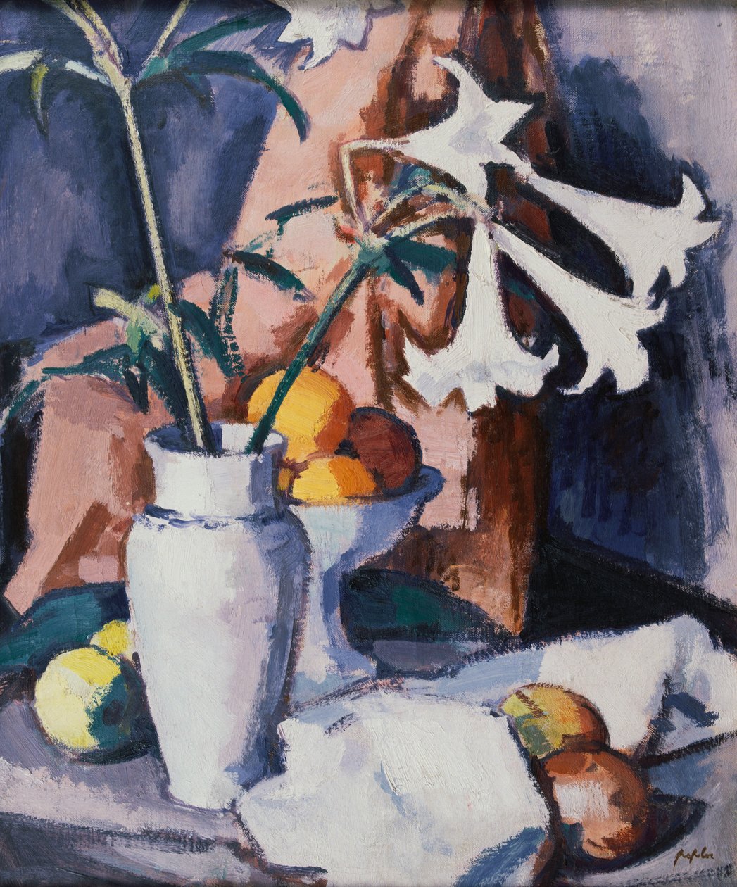 Madonnenlilien, ca. 1926 von Samuel John Peploe