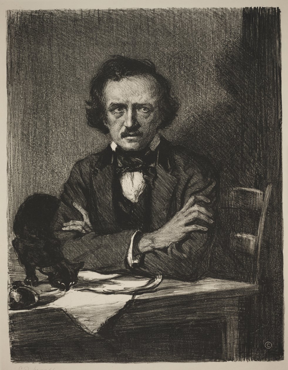 Edgar Allan Poe von Samuel Johnson Woolf
