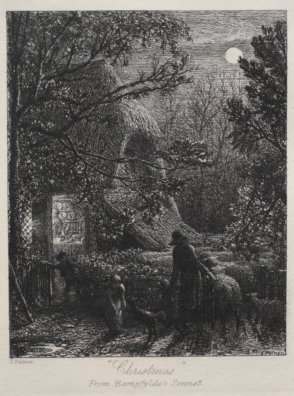 Weihnachten (Das letzte Schaf falten) von Samuel Palmer