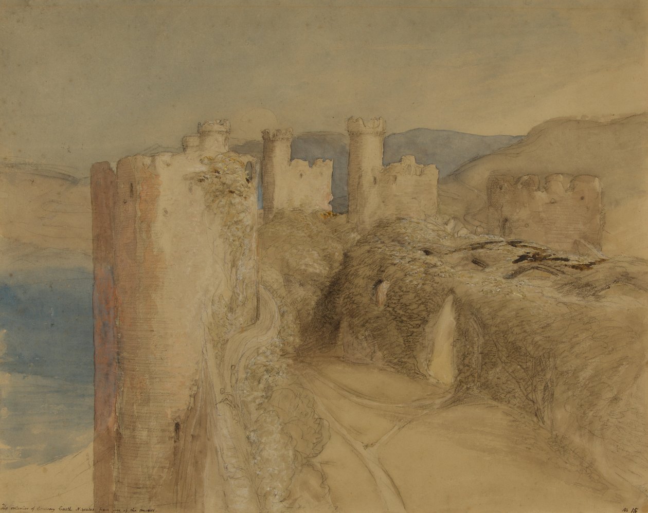 Conway Castle von Samuel Palmer