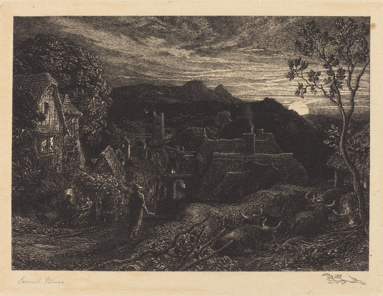 Der Ausrufer von Samuel Palmer