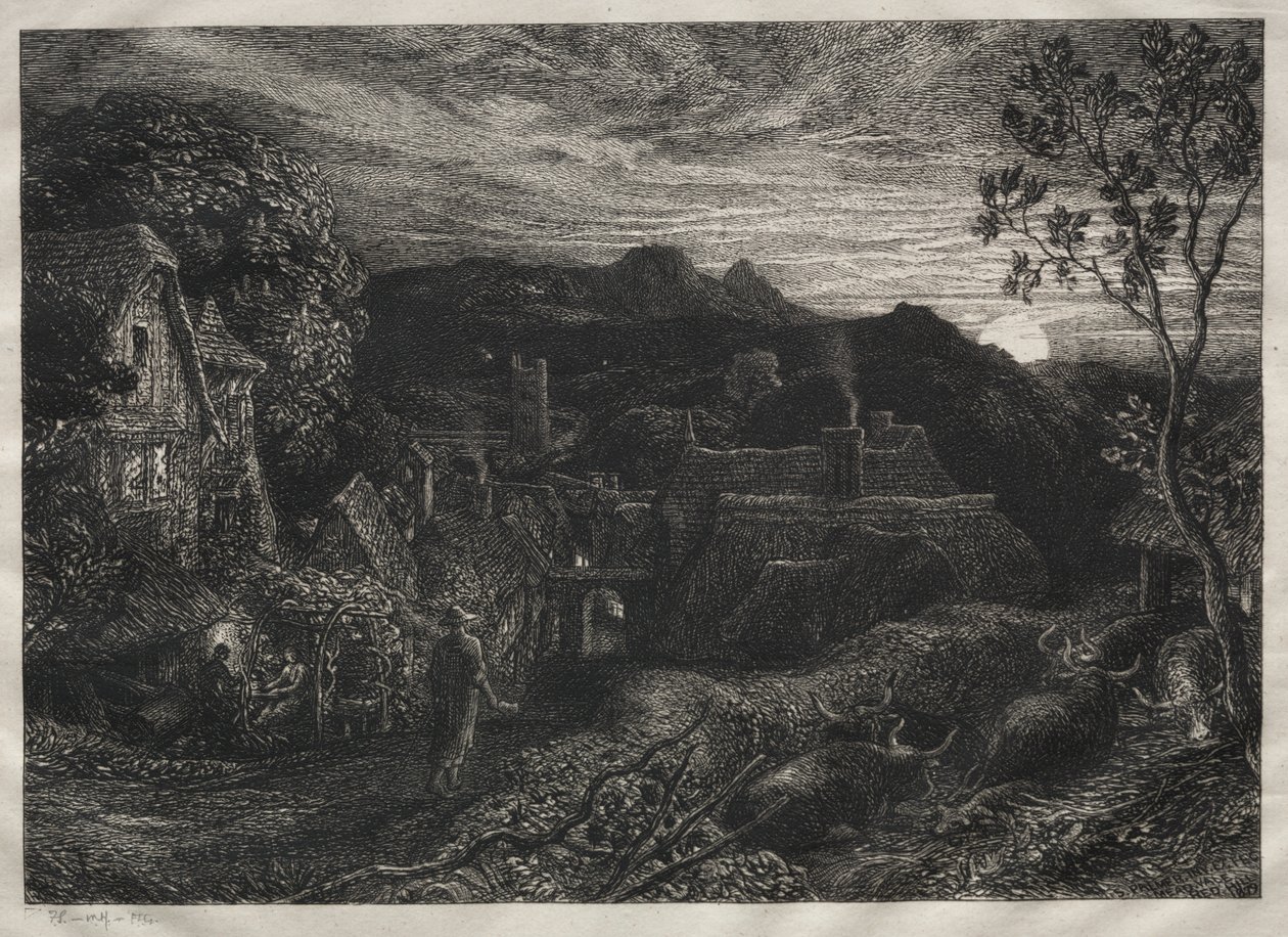 Der Ausrufer von Samuel Palmer