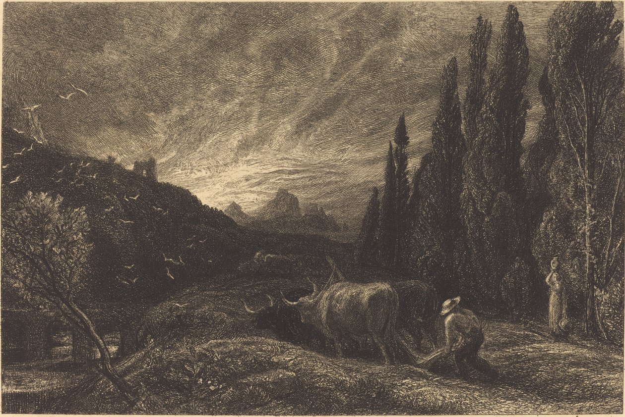 Der frühe Pflüger von Samuel Palmer