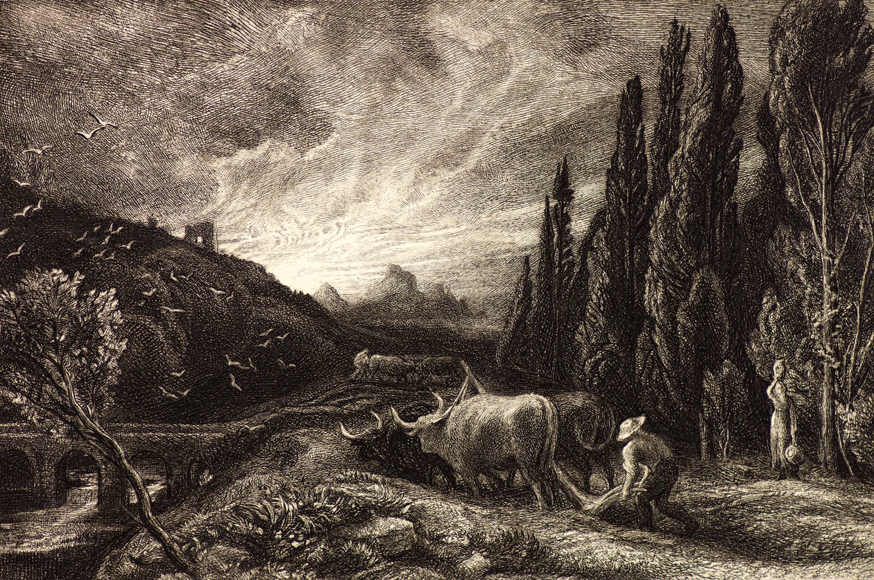 Der frühe Pflüger von Samuel Palmer