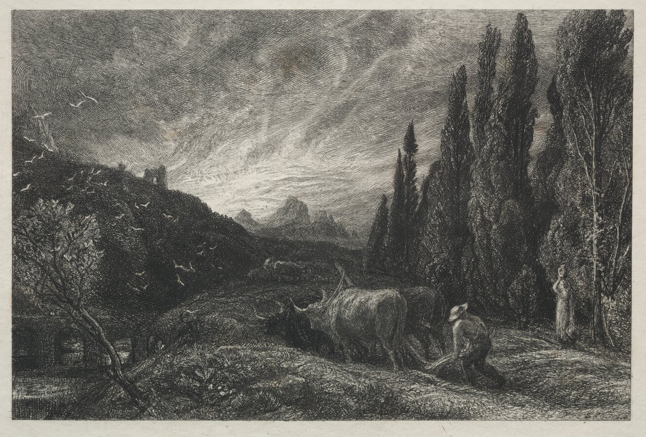 Der frühe Pflüger von Samuel Palmer