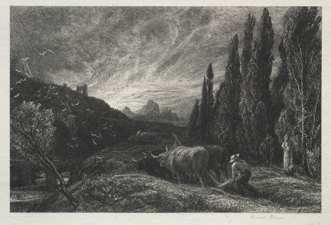 Der frühe Pflüger von Samuel Palmer
