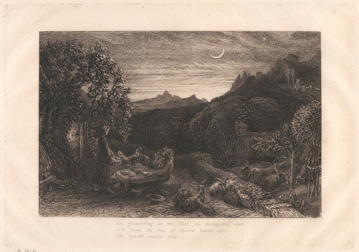 Der Heimkehrende Stern von Samuel Palmer