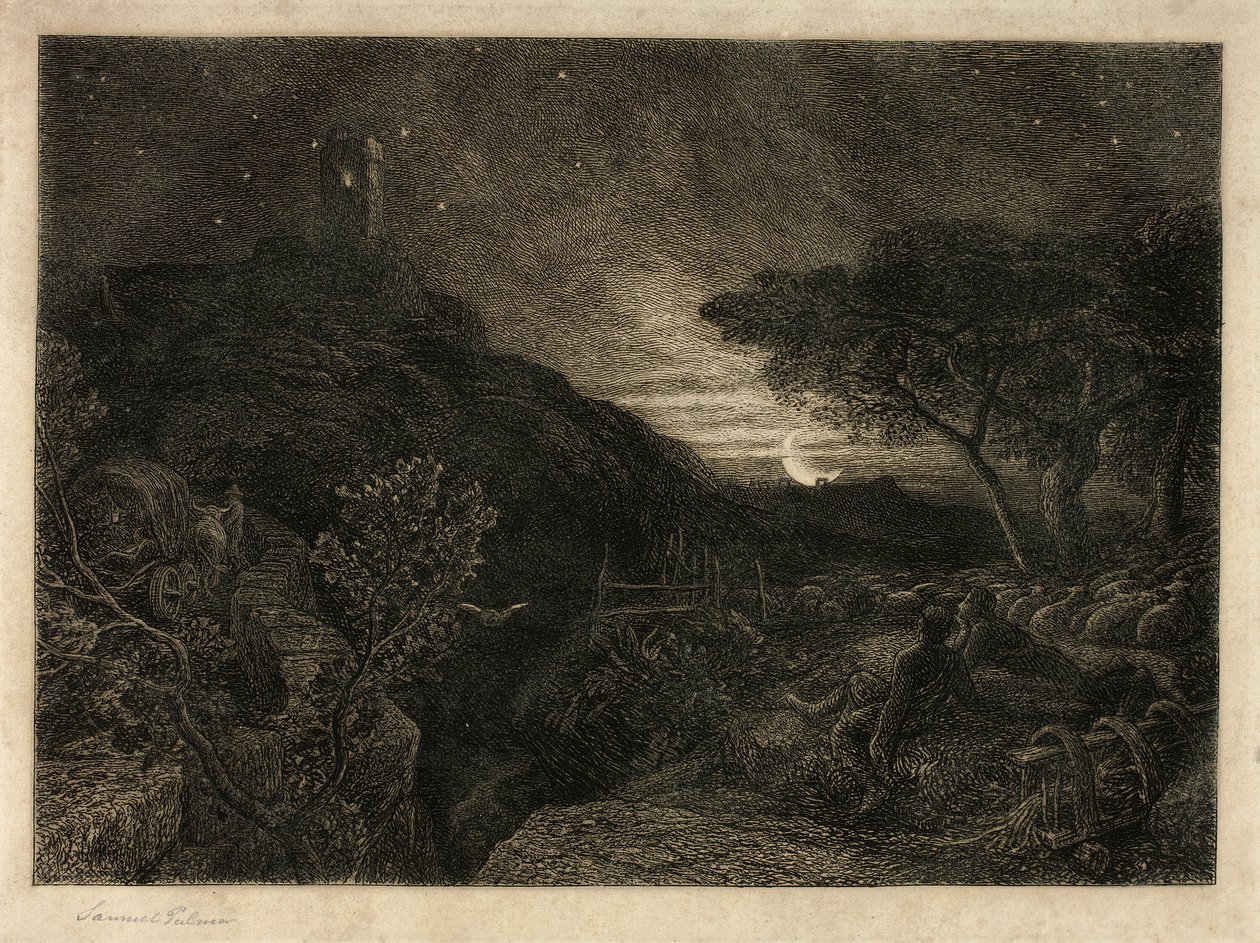 Der einsame Turm von Samuel Palmer
