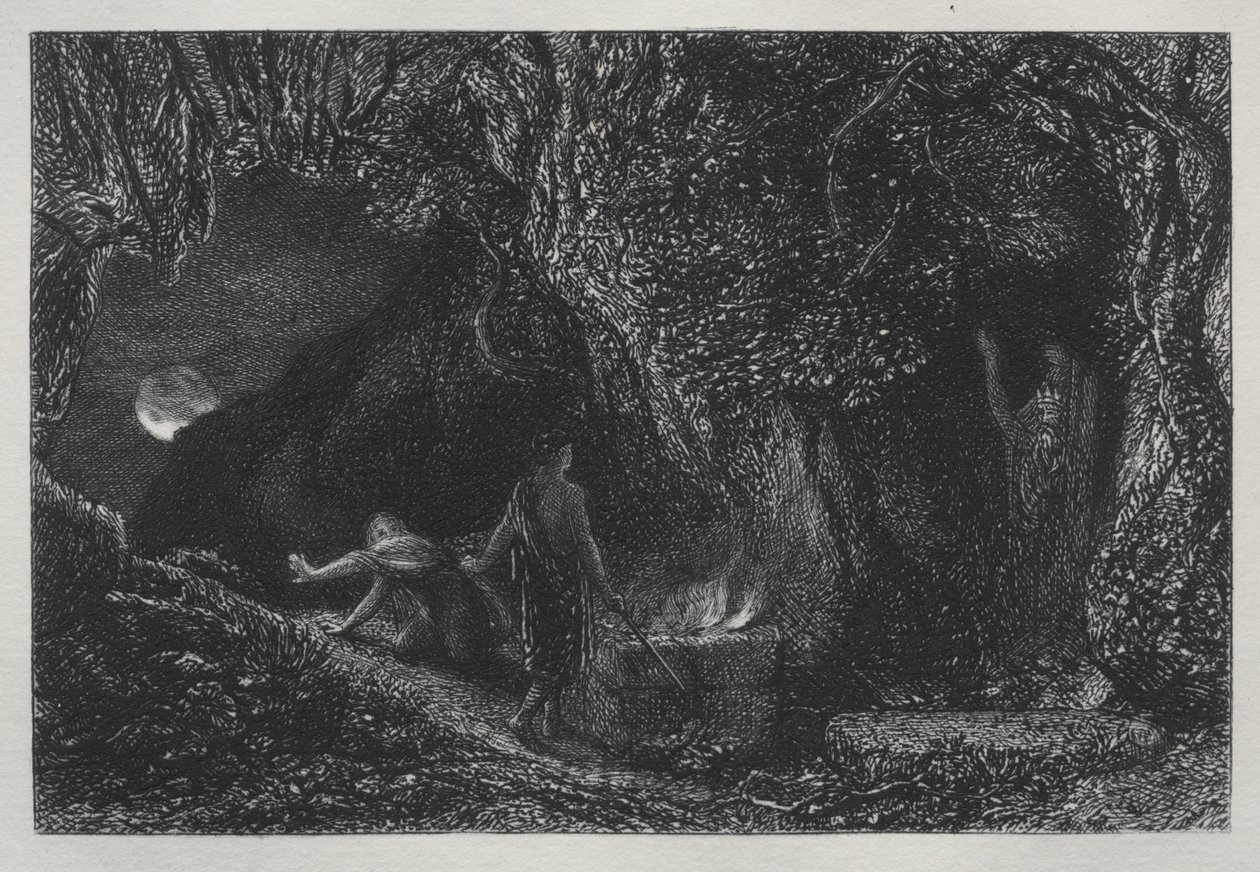 Das Grab, 1883 von Samuel Palmer