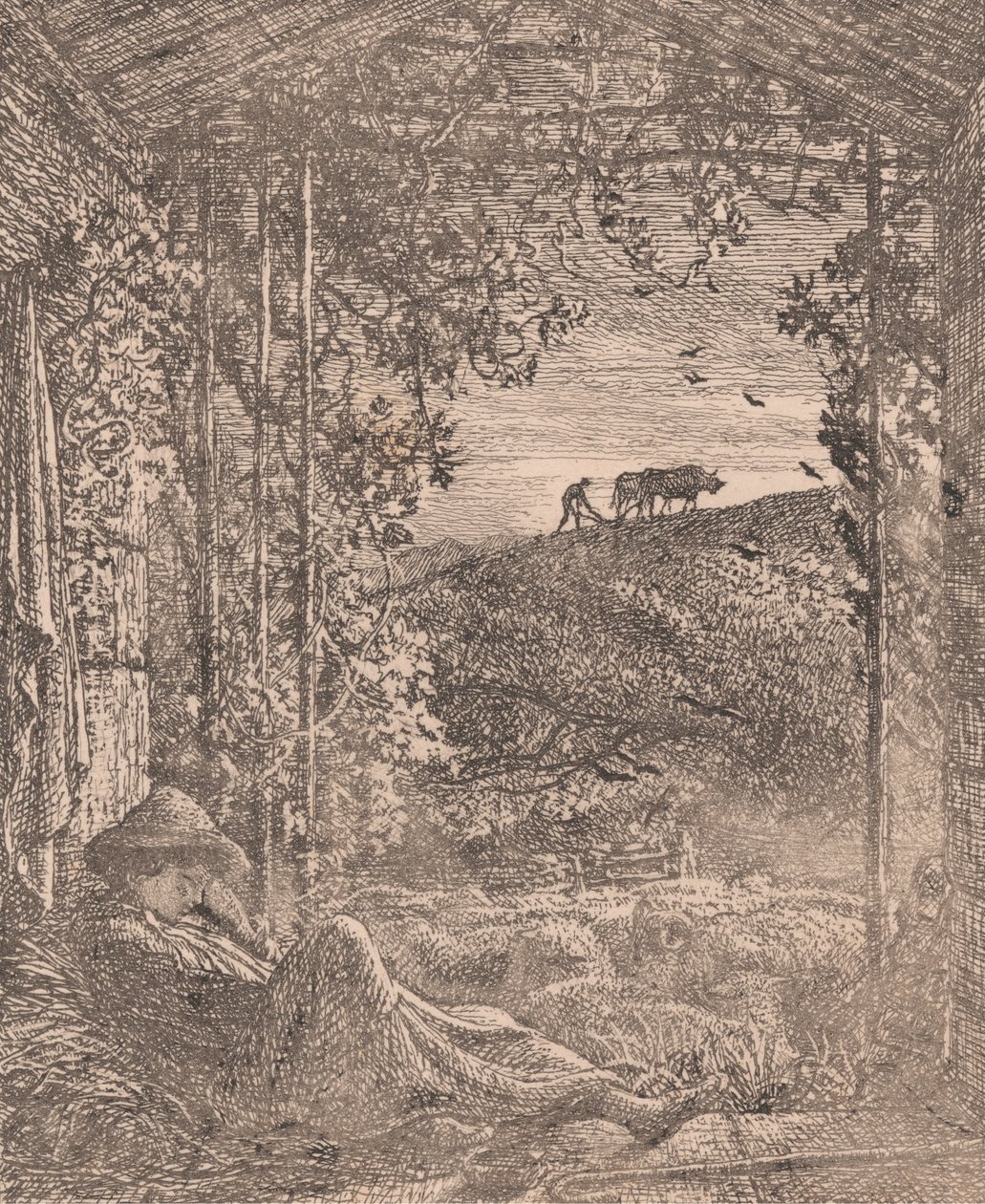 Der schlafende Schäfer von Samuel Palmer