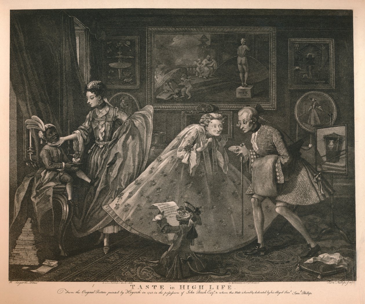Geschmack im hohen Leben, 1798 von Samuel Phillips