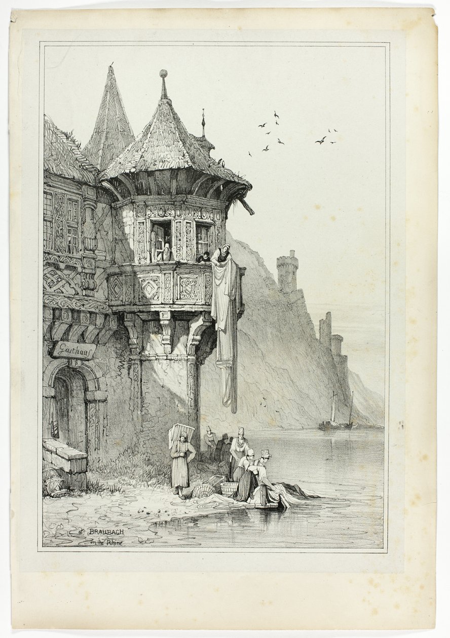 In Braubach am Rhein von Samuel Prout