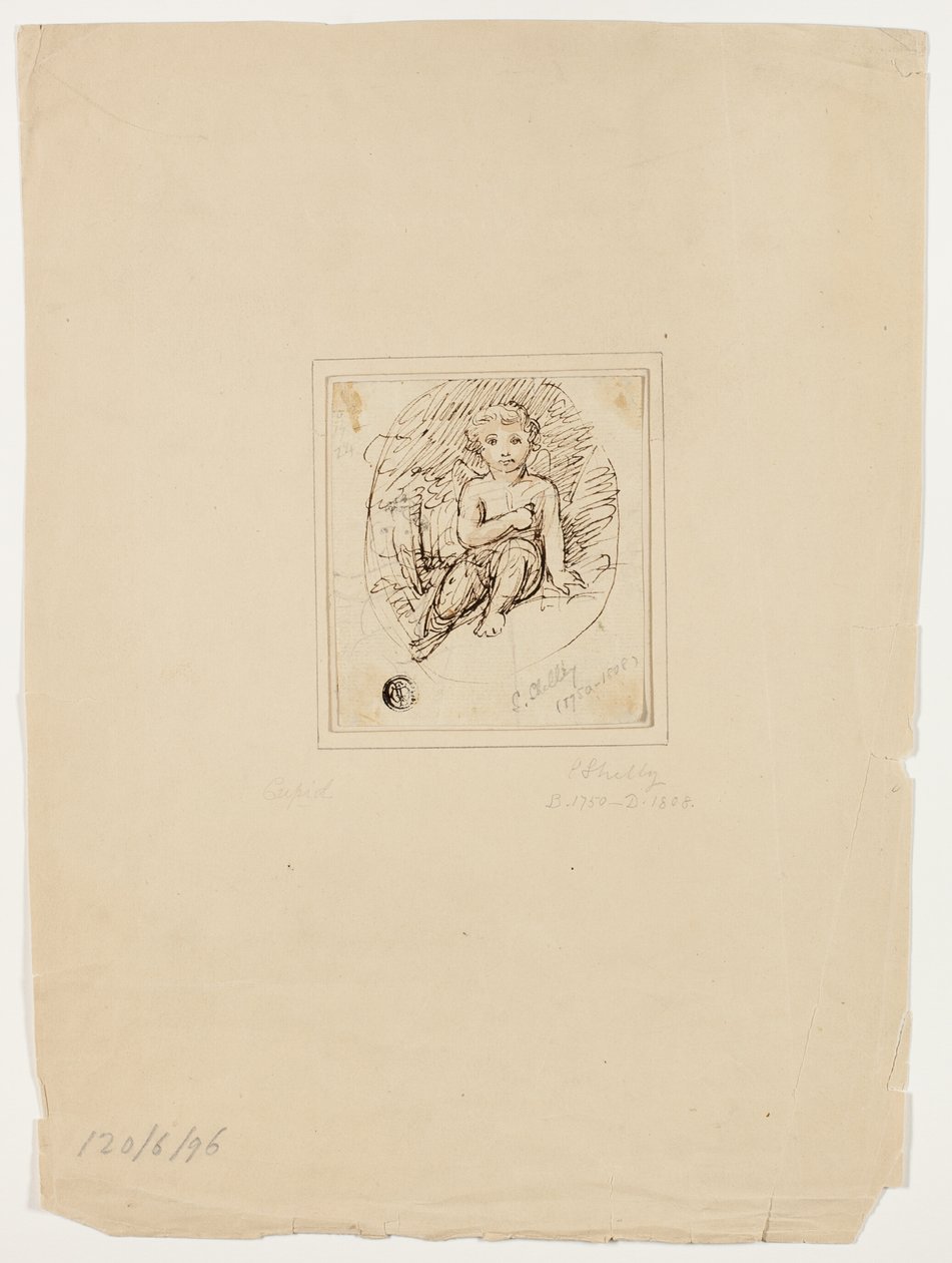 Sitzender Amor von Samuel Shelley