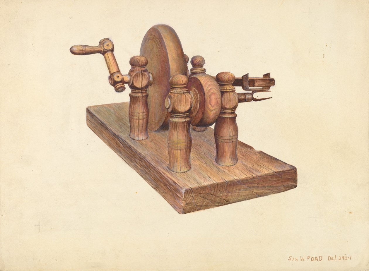 Apfelschäler von Samuel W. Ford